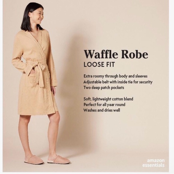 Amazon Essentials Waffle Robe - Picture 7 of 7